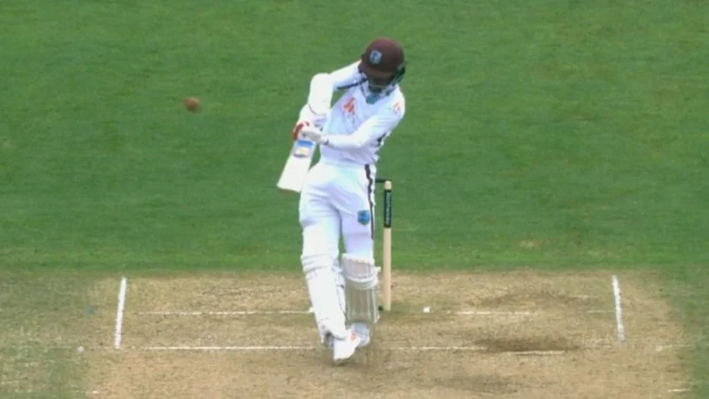 Shamar Joseph’s Long Six Breaks Tiles on Trent Bridge Roof