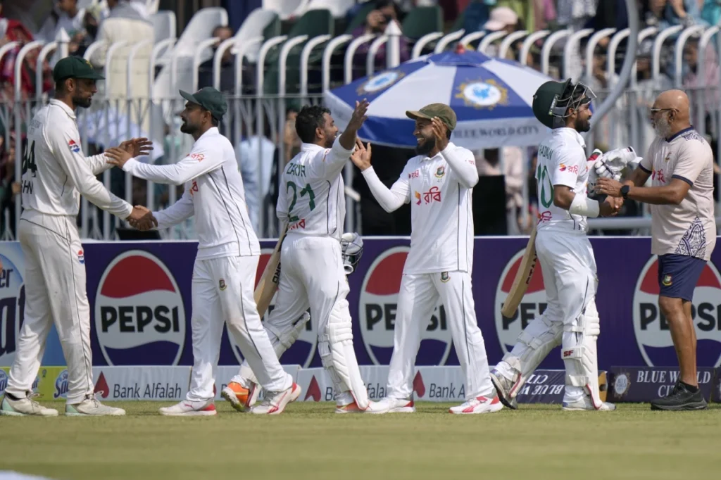 Bangladesh Wins First-Ever Test Against Pakistan