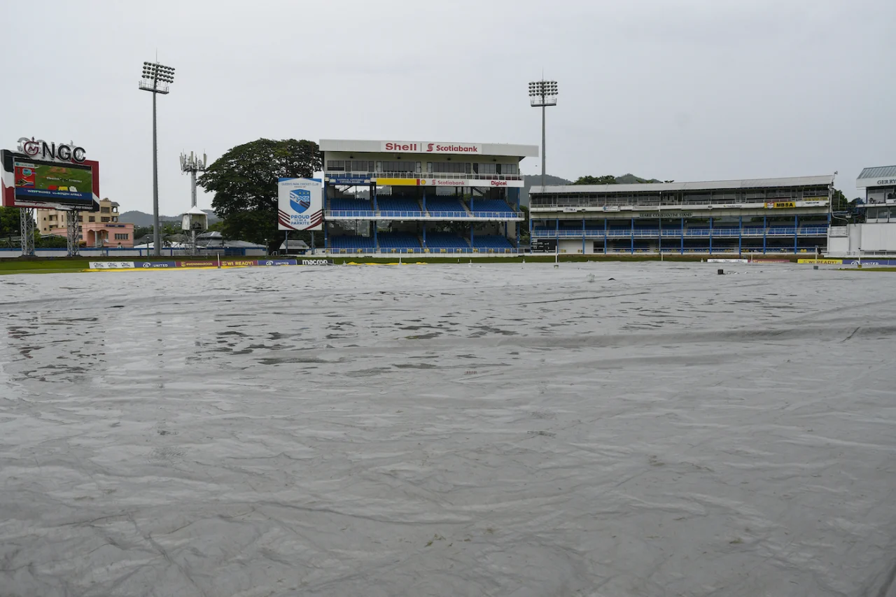 West Indies vs South Africa 1st Test Rain Delay Port of Spain Weather Halts Day 4 Progress Aug 10, 2024